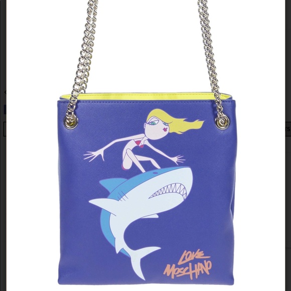 love moschino blue bag